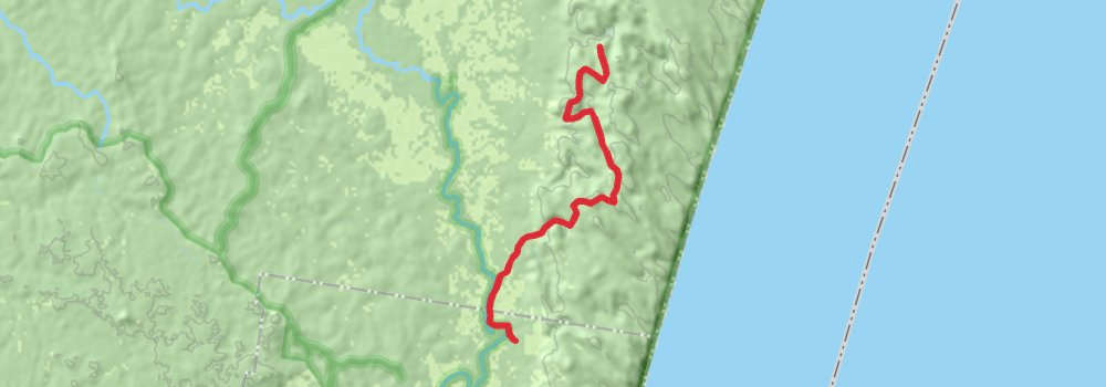 Cooloola Great Walk stage 3 Map