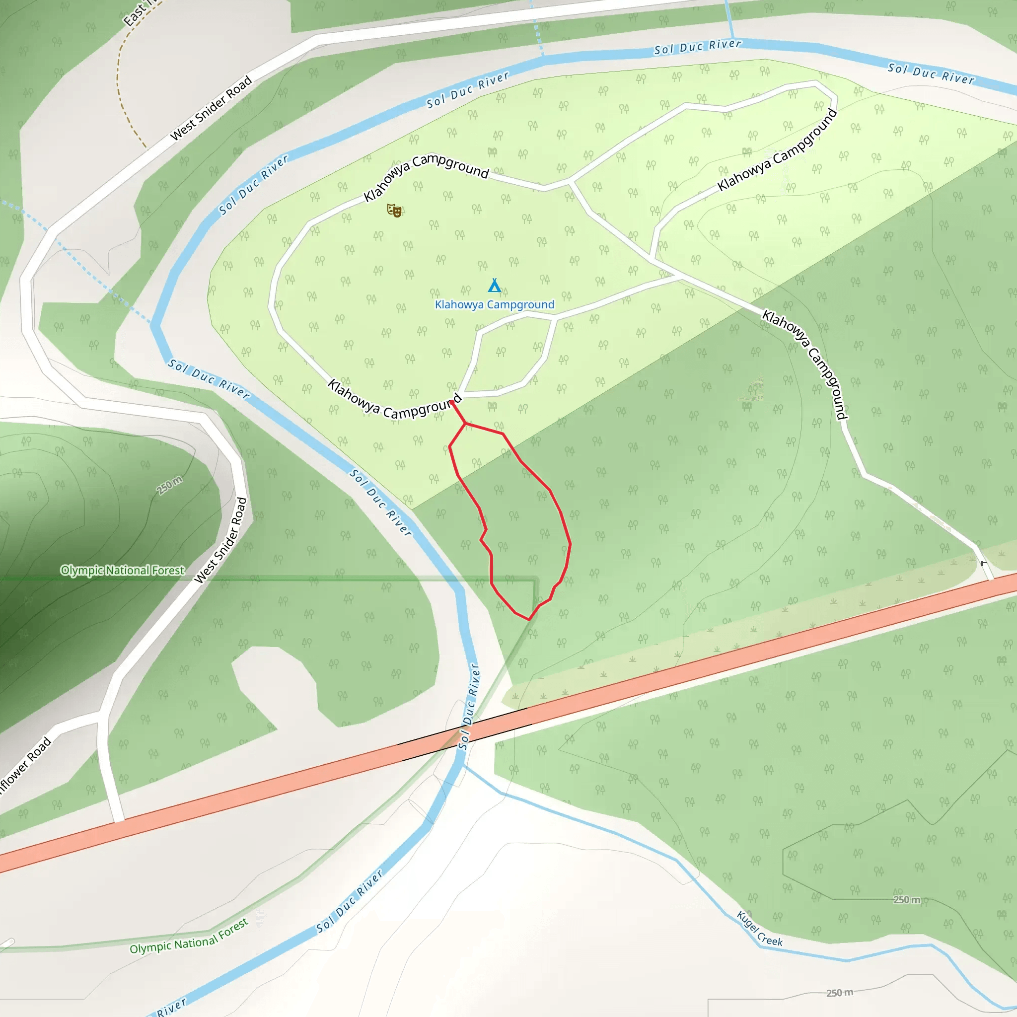 Pioneer's Path Interpretive Loop Trail mobile static map