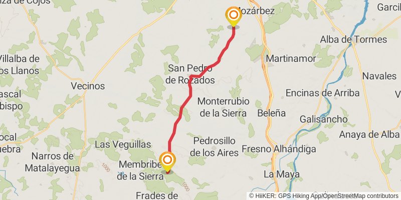 Via de la Plata stage 24 Map