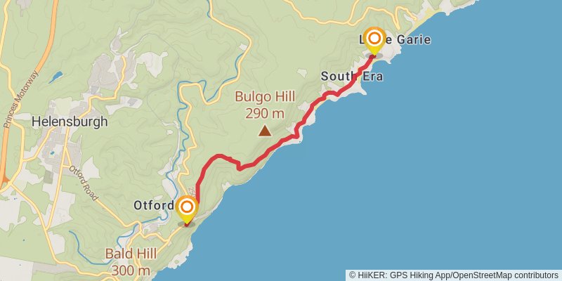 The Coast Track stage 2 Map