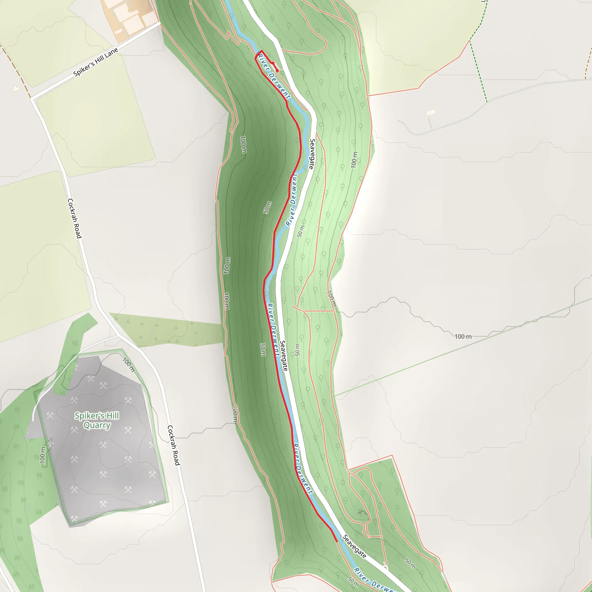 Forge Valley Woods Walk mobile static map