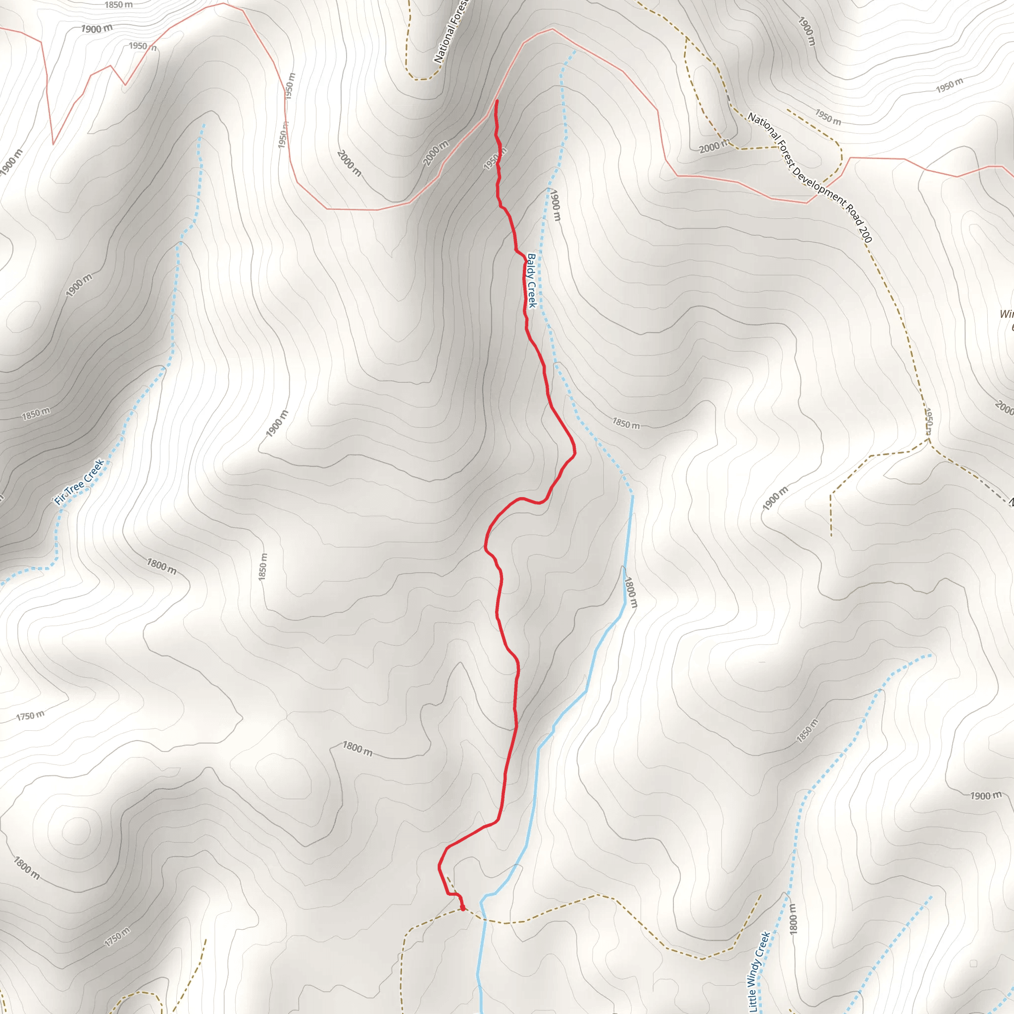 Mascall Corral Trail mobile static map