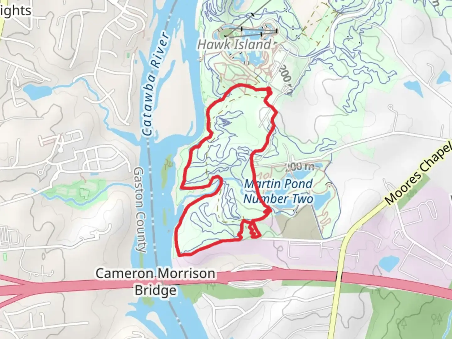 An image depicting the trail South Main Loop and its surrounding area.