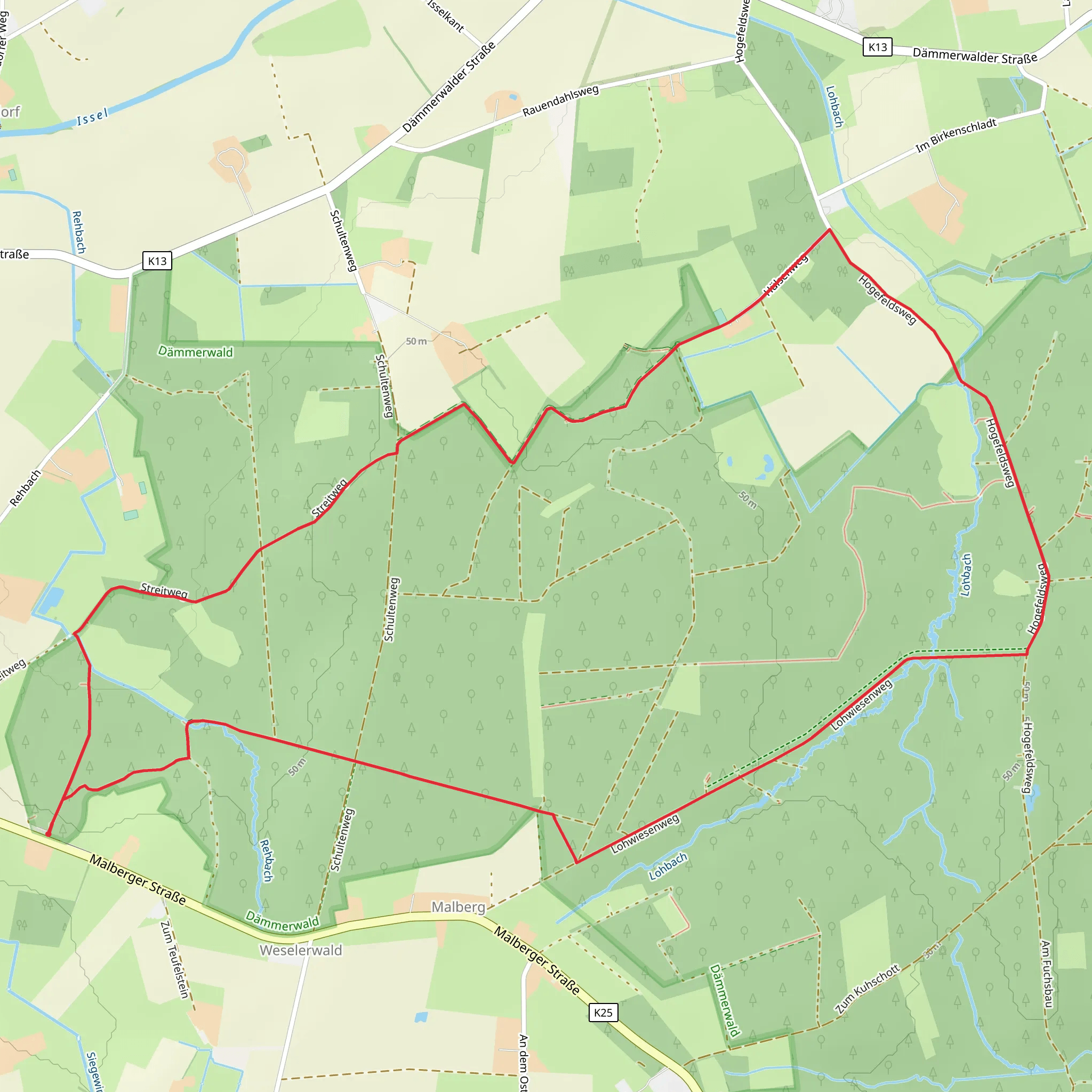Teufelstein Rundweg A3 mobile static map