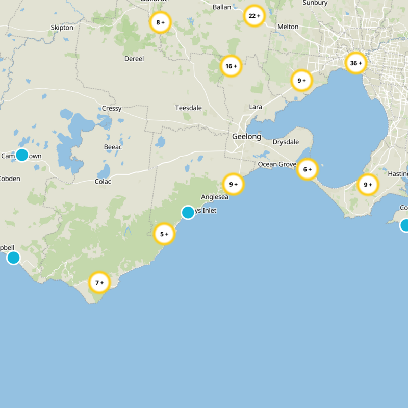 Aireys Inlet Static Map