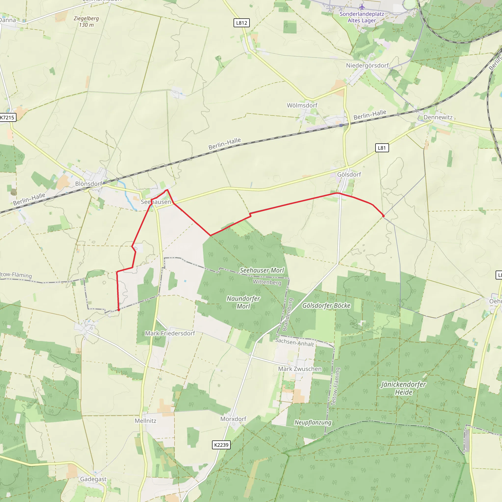 Skaterstrecke mobile static map