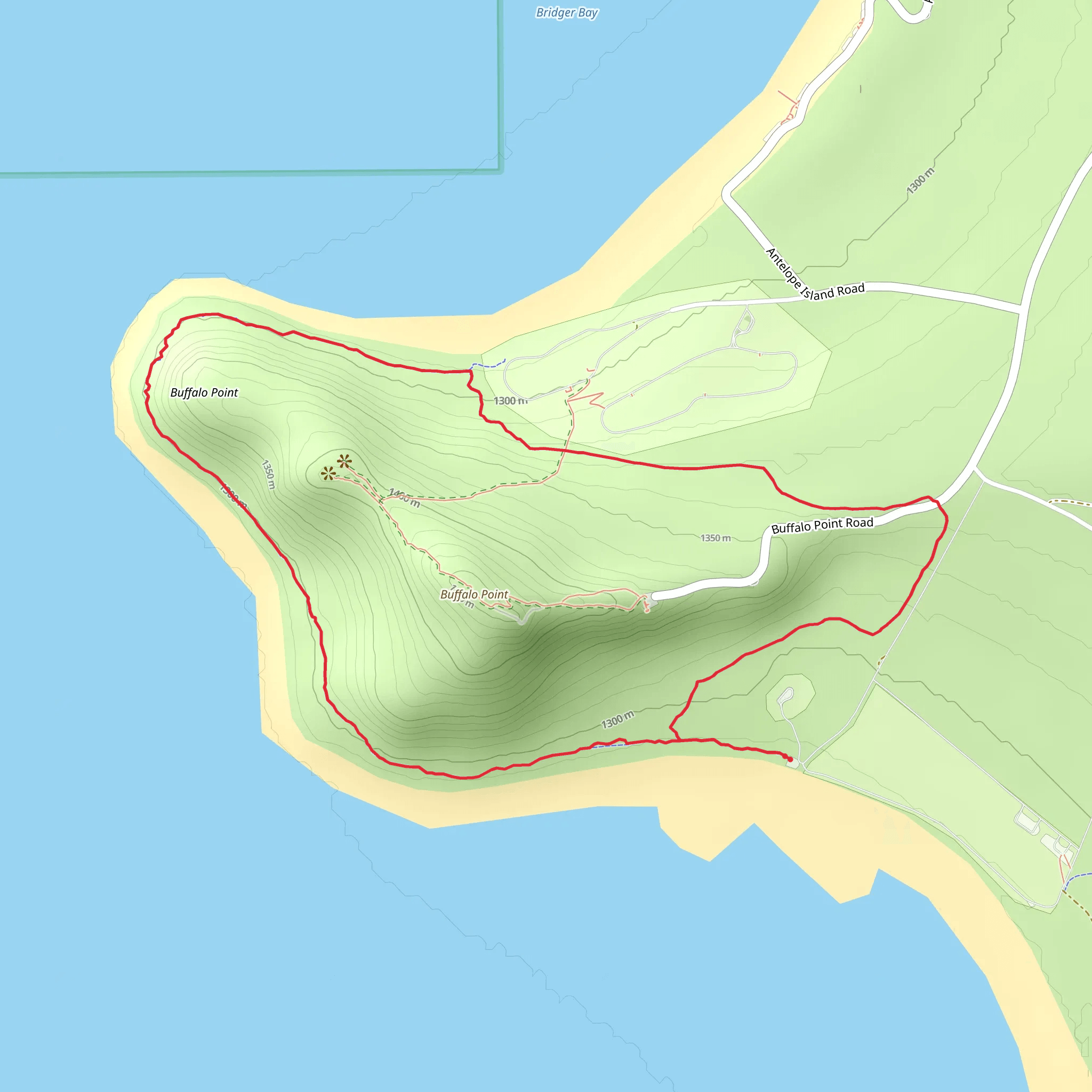 Lakeside Loop mobile static map