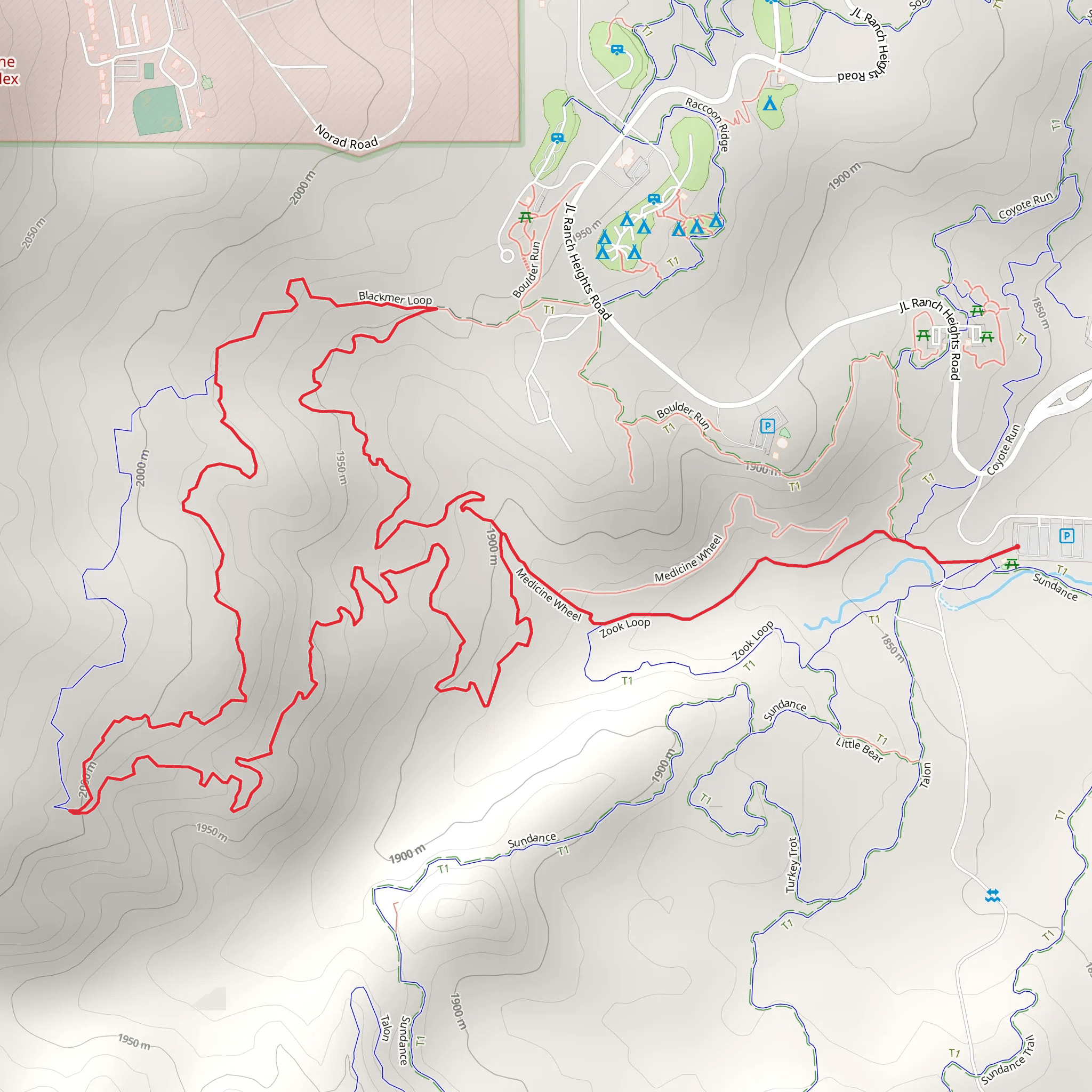 Zook and Blackmer Loop mobile static map