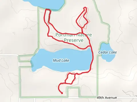 Three Lakes - Blue Trail and Fern - Green Trail