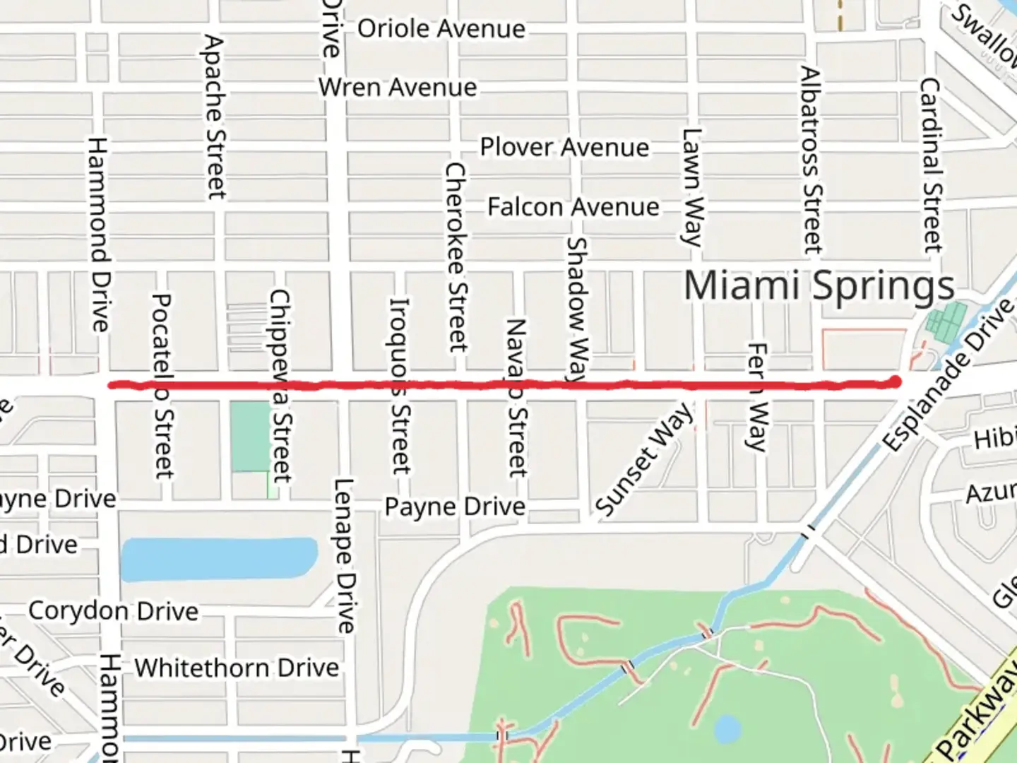 An image depicting the trail Westward Road Walk and its surrounding area.