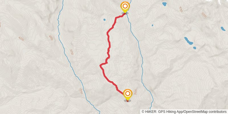Yuksom - Goecha La Trek alt 1 Map