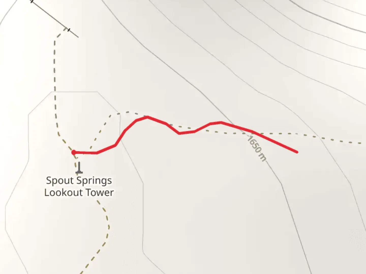 An image depicting the trail National Forest Development Road 062 and its surrounding area.