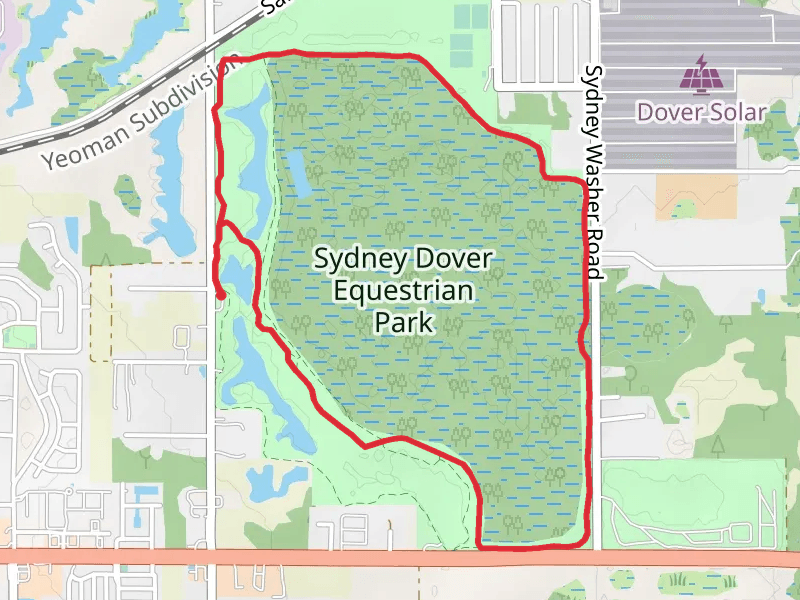 Sydney Dover Equestrian Park Loop