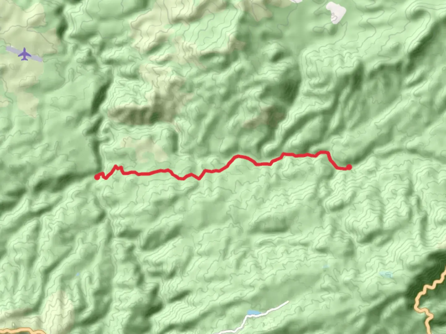An image depicting the trail Pacific Crest Trail from Splinters Cabin Road and its surrounding area.