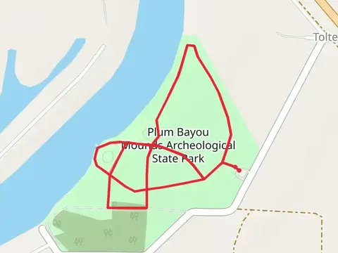 Toltec Mounds Site Loop