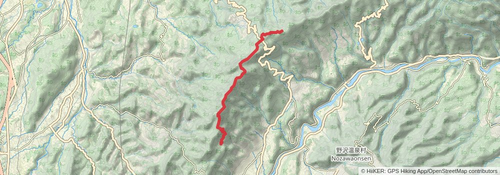 The Shin’etsu Trail stage 3 Map