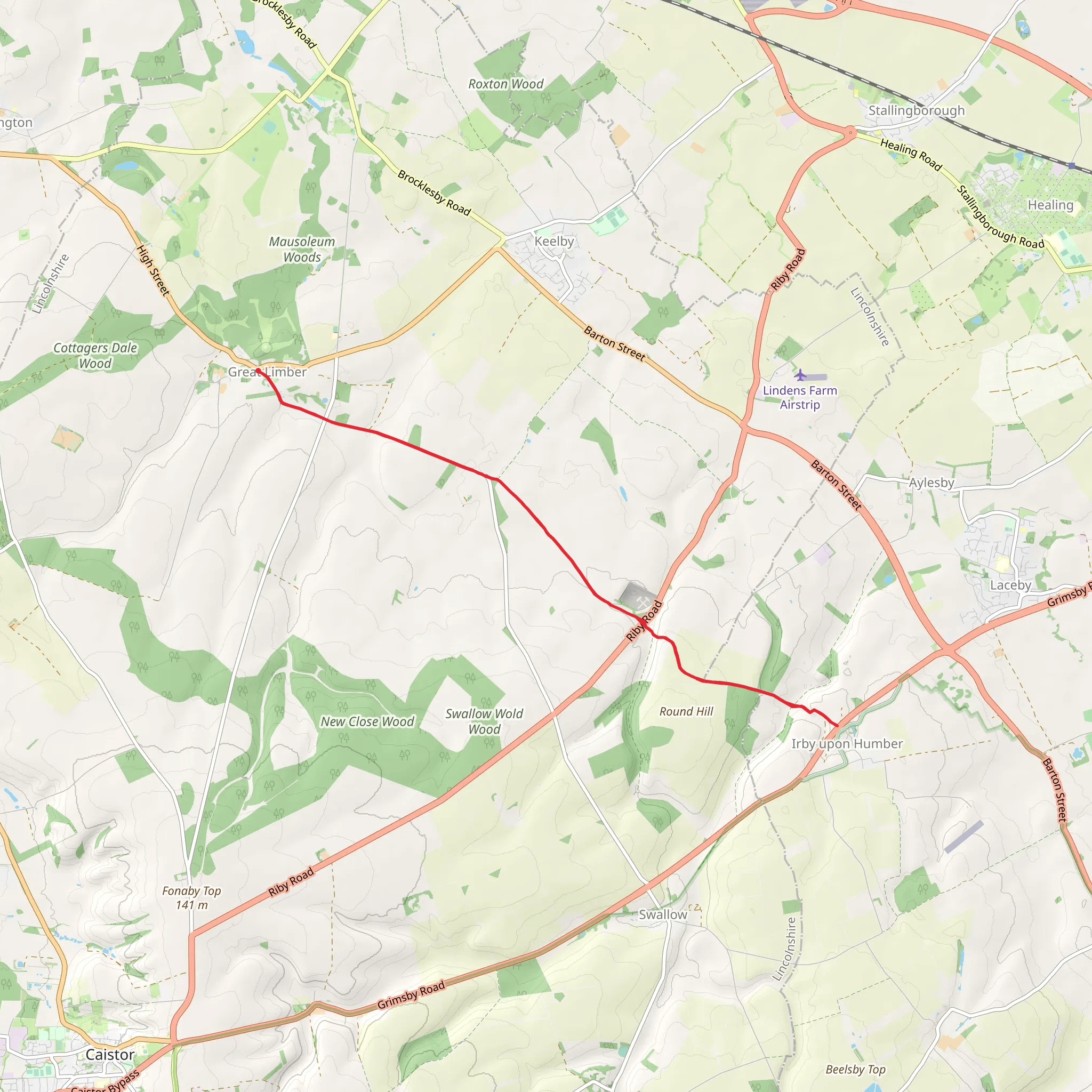 Great Limber mobile static map