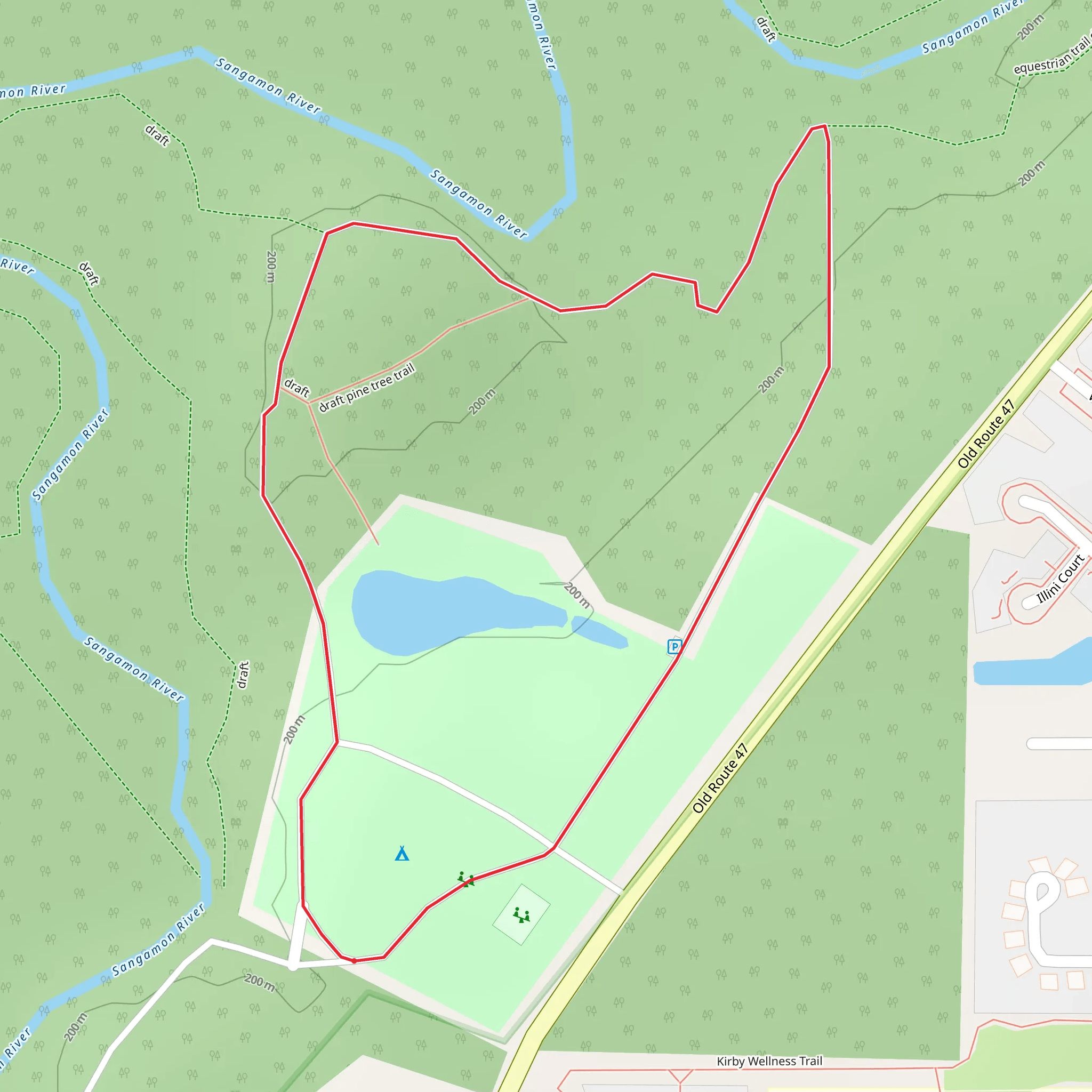 Old Route 47 Loop - West mobile static map