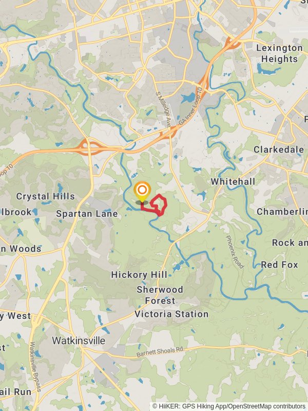 Middle Oconee River - Orange Loop Trail