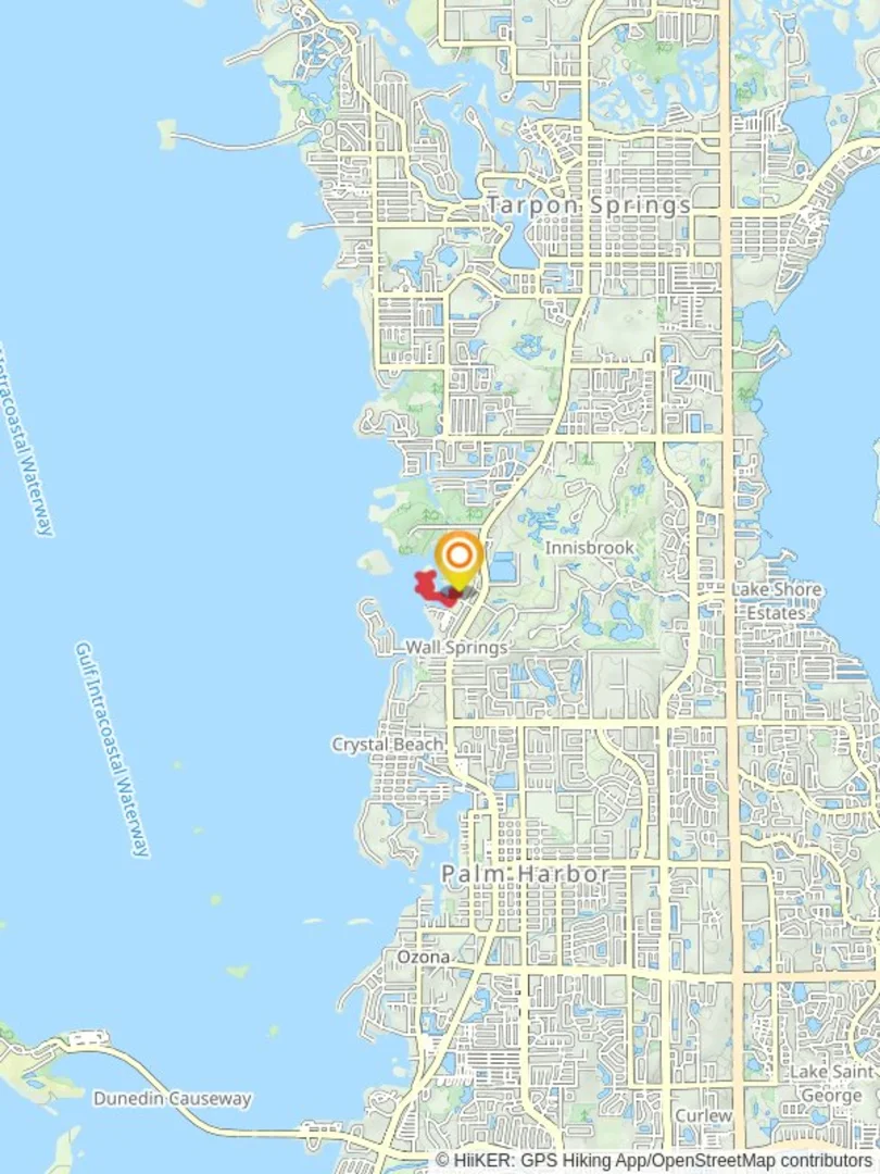 An image depicting the trail Wall Springs Park Loop and its surrounding area.