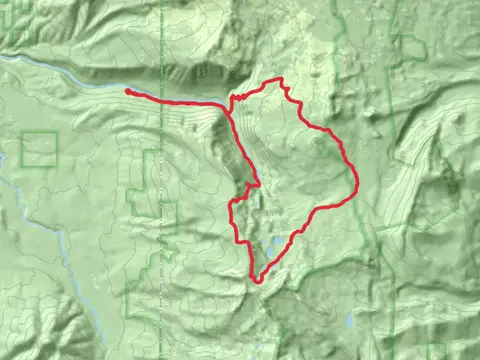 Middle Fork, Lake Alta and Mckie Camp Loop Trail
