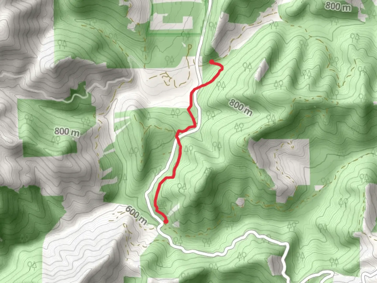 An image depicting the trail Onion Way Trail and its surrounding area.