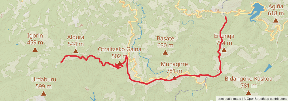 GR 121 Vuelta a Guipuzcoa stage 20 Map