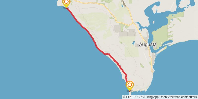 Cape to Cape Track stage 7 Map