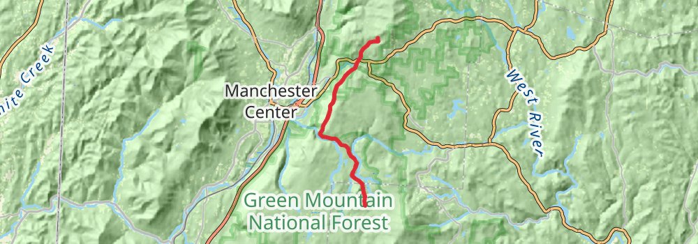 Appalachian Trail - Vermont stage 5 Map
