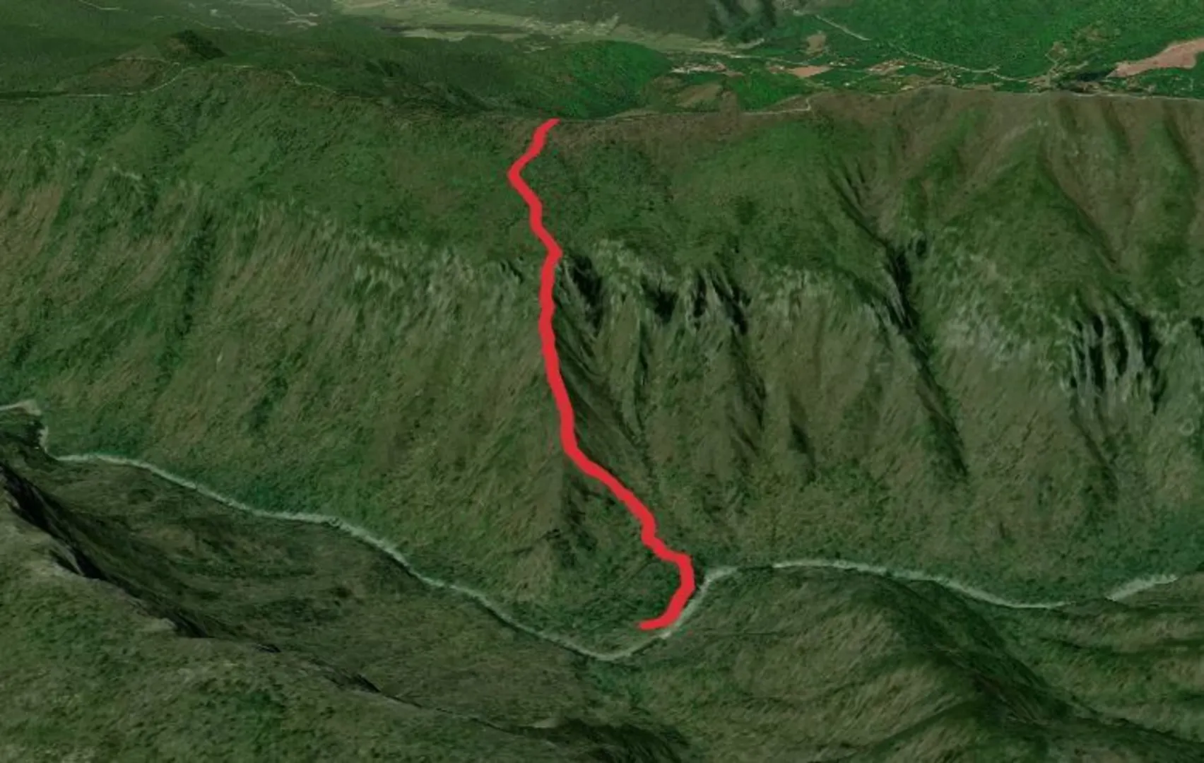 Pinch-In Trail Burke County North Carolina