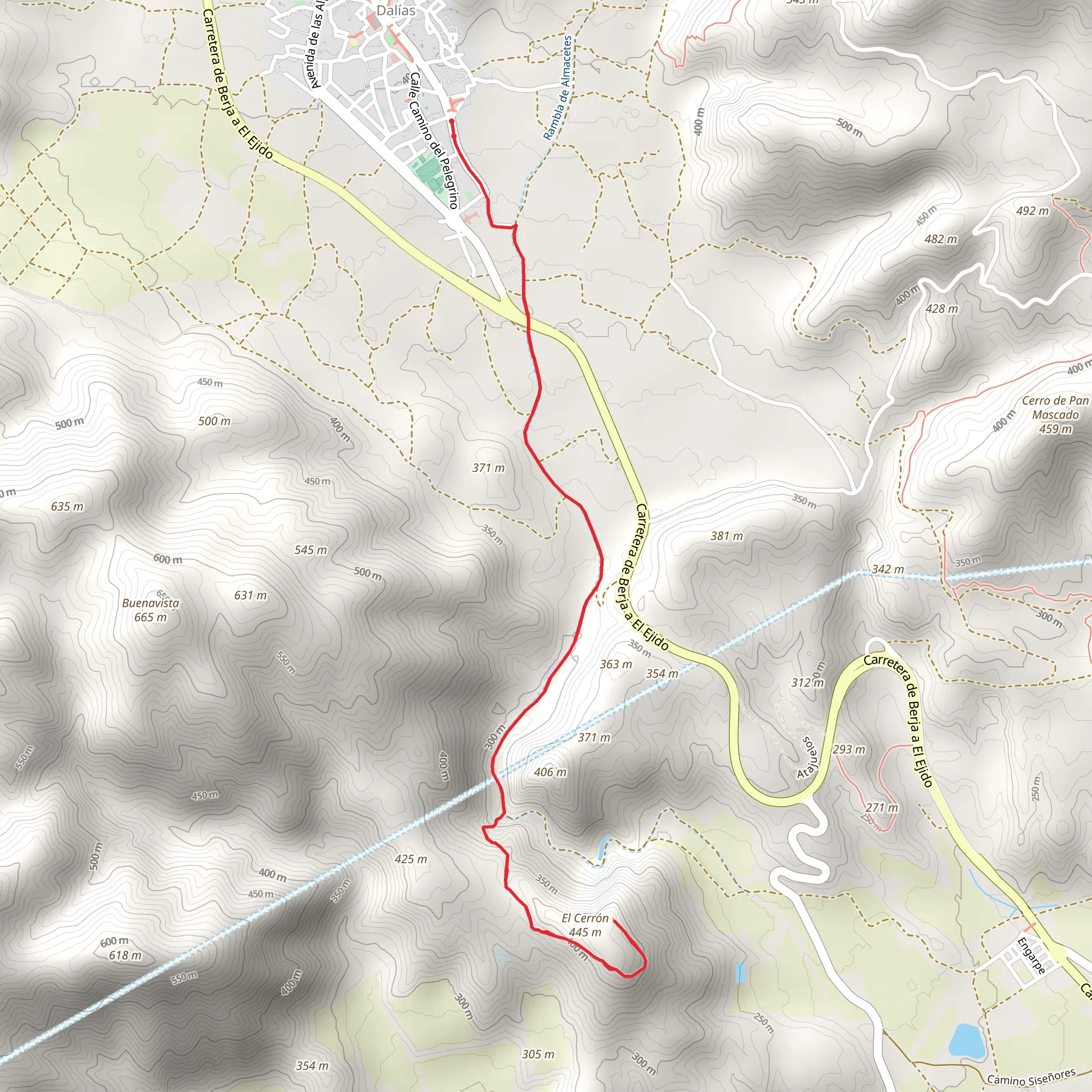 Cerrón Path mobile static map