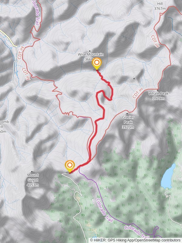 Glacier Ridge and Georgia Pass