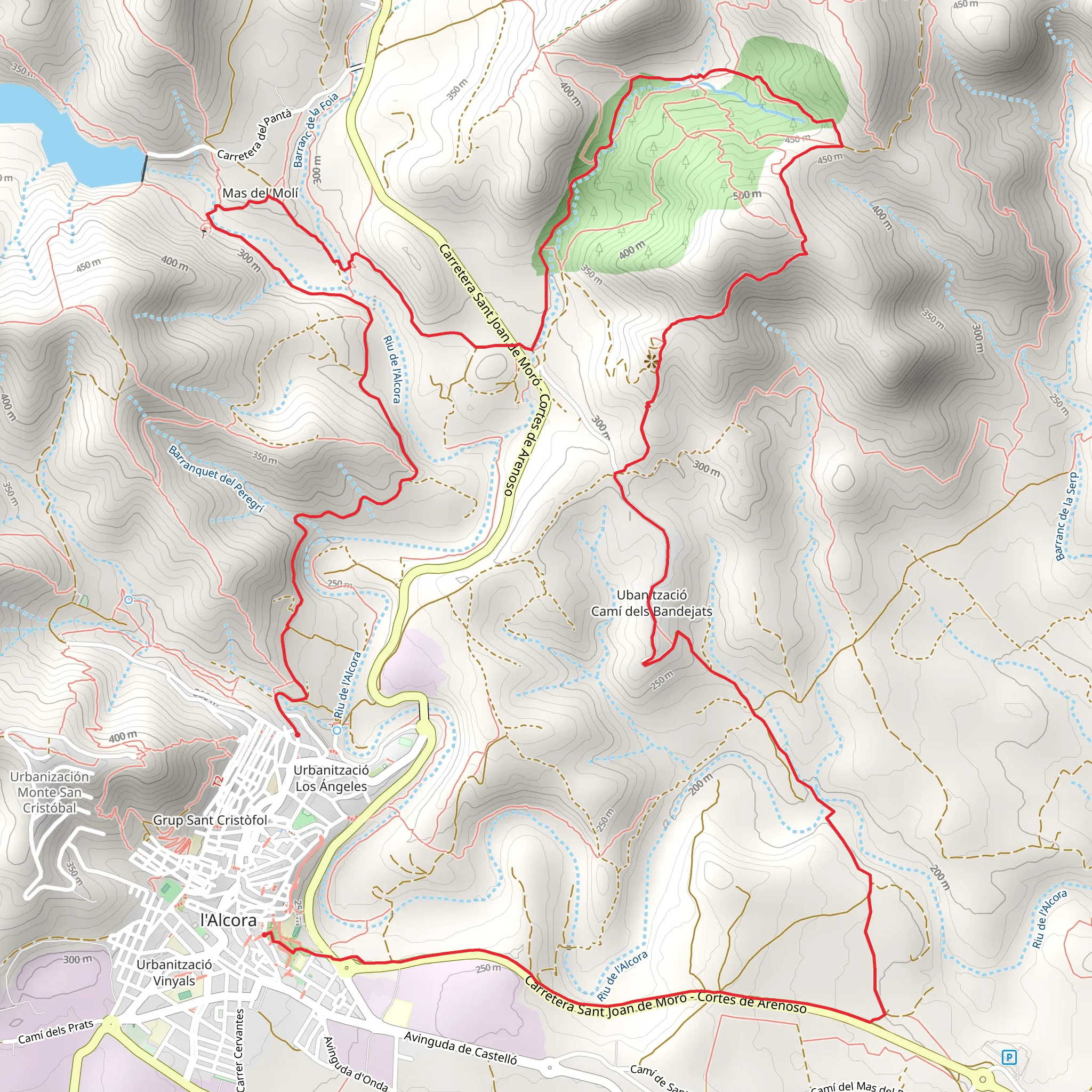 Heritage Trail (l'Alcora) PR CV 357 mobile static map