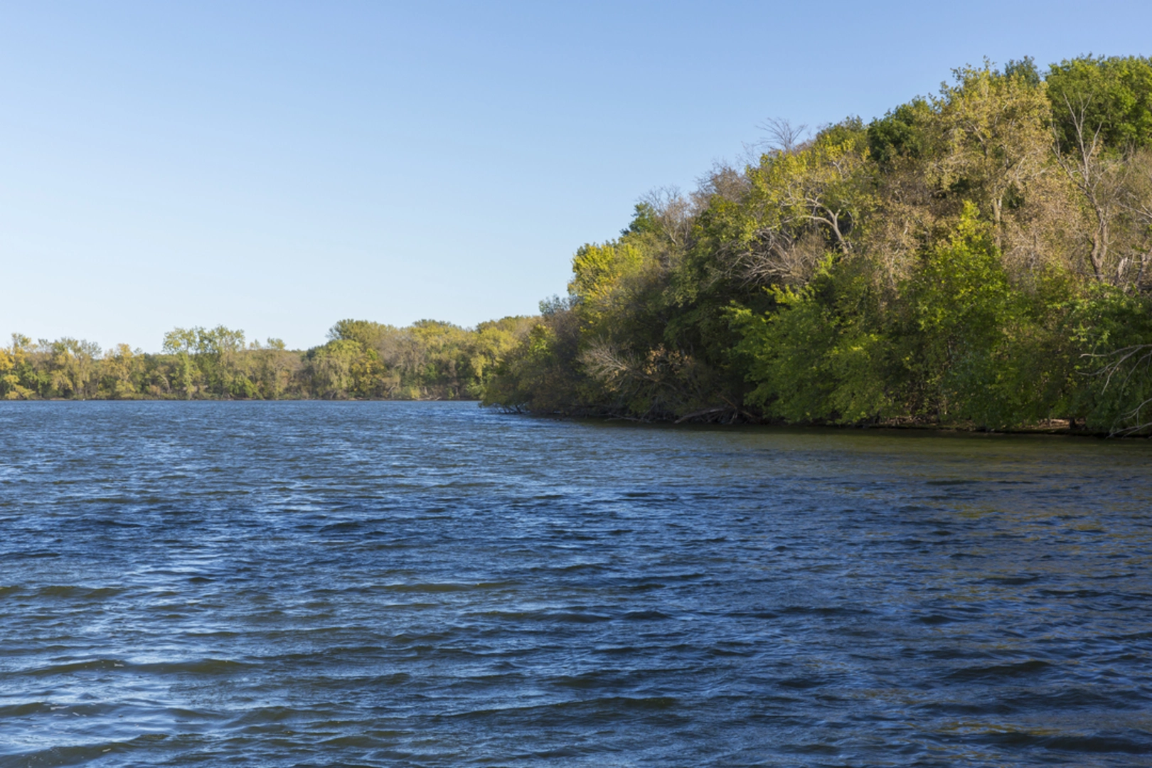 An image depicting the trail Sakatah Lake State Park Loop and its surrounding area.