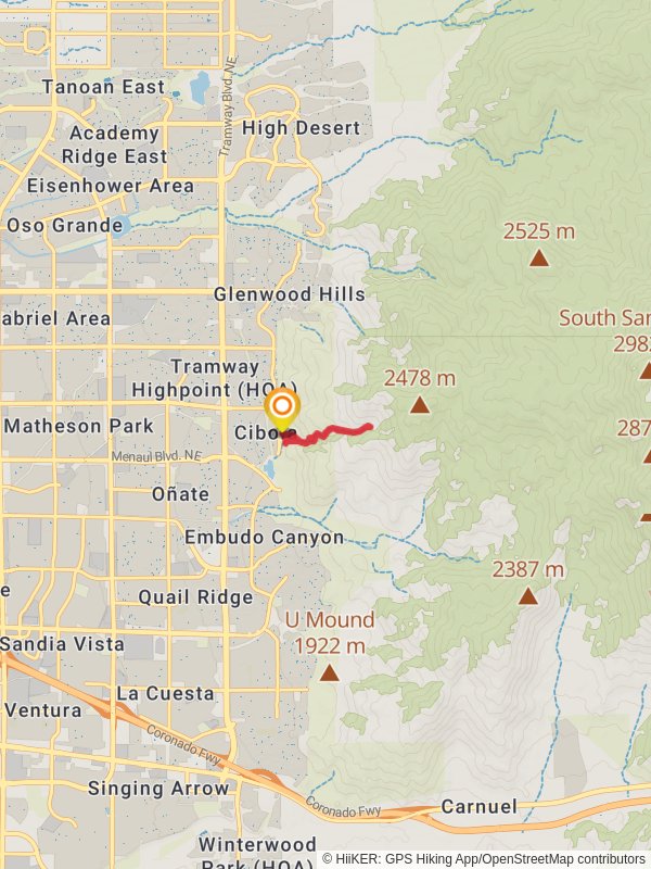 Piedra Lisa Canyon Trail