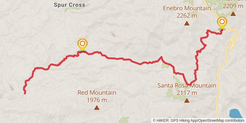Painted Bluff Trail stage 3 Map