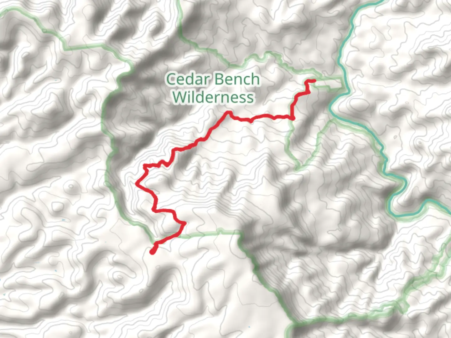 An image depicting the trail Oxbow Trail and its surrounding area.