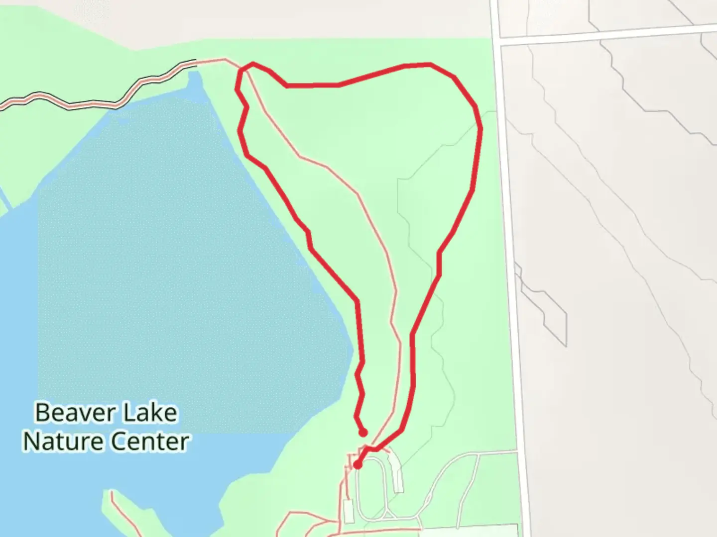 An image depicting the trail Mud Lake - East Loop and its surrounding area.