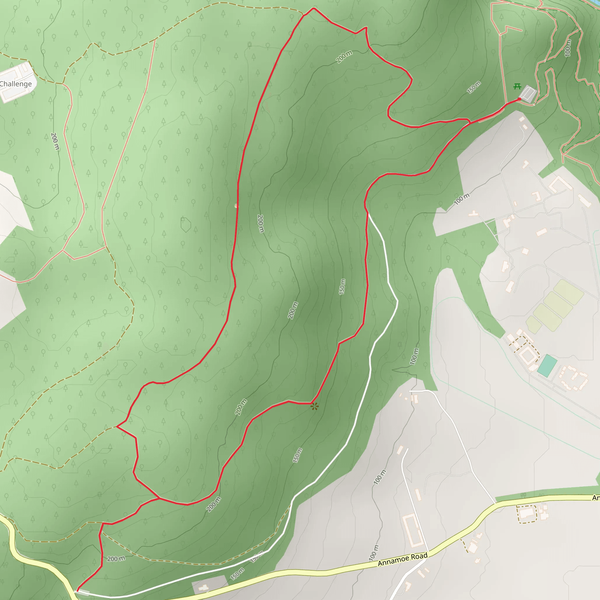 The Devil's Glen - Seamus Heaney Walk mobile static map