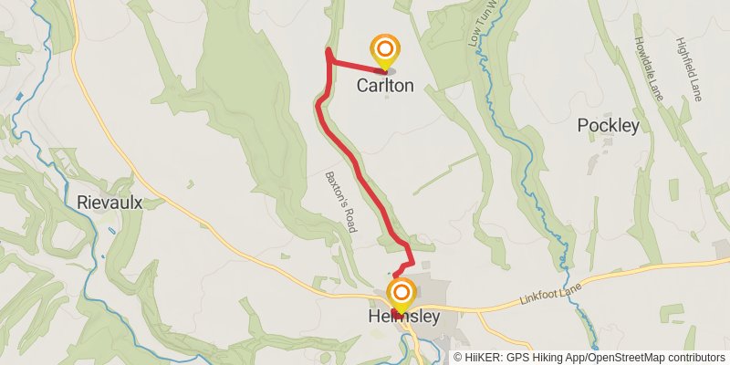 Tabular Hills Walk stage 5 Map