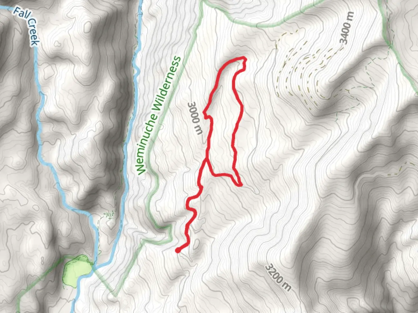 An image depicting the trail Bear Creek Loop Trail and its surrounding area.