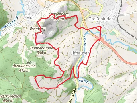 Lüdertal Wanderweg