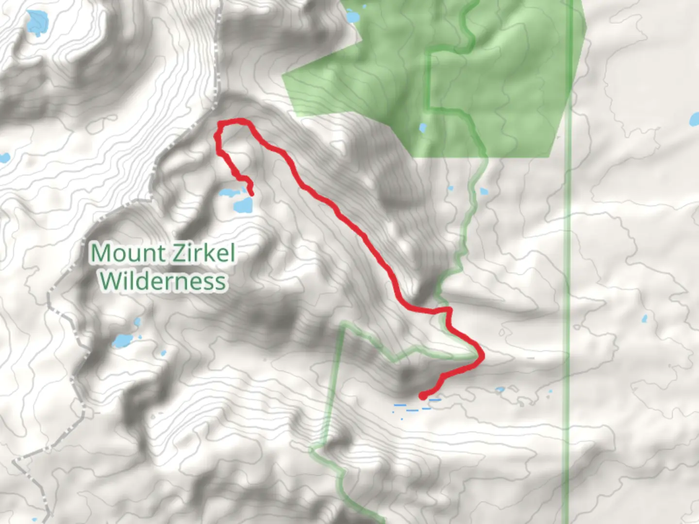 An image depicting the trail Bear Creek Trail and its surrounding area.