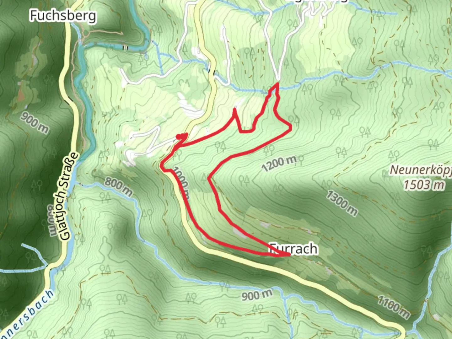 An image depicting the trail Hochbrückenway and its surrounding area.
