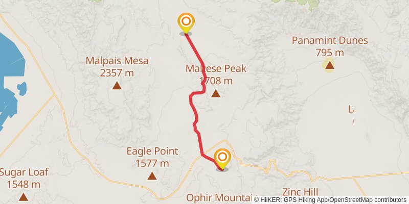 Lowest to Highest Route stage 7 Map