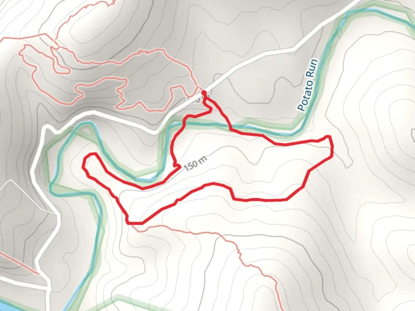 An image depicting the trail Cliff Dweller Loop Trail and its surrounding area.