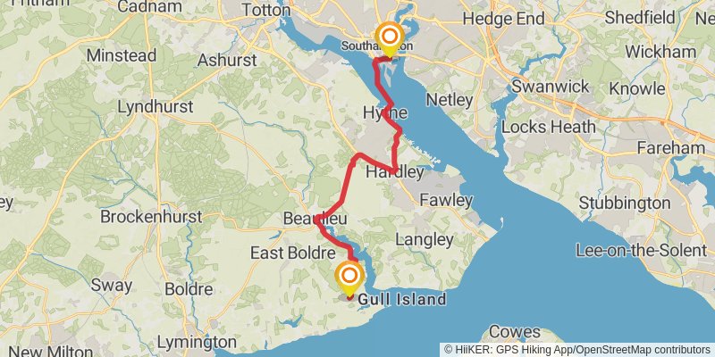 Solent Way stage 2 Map