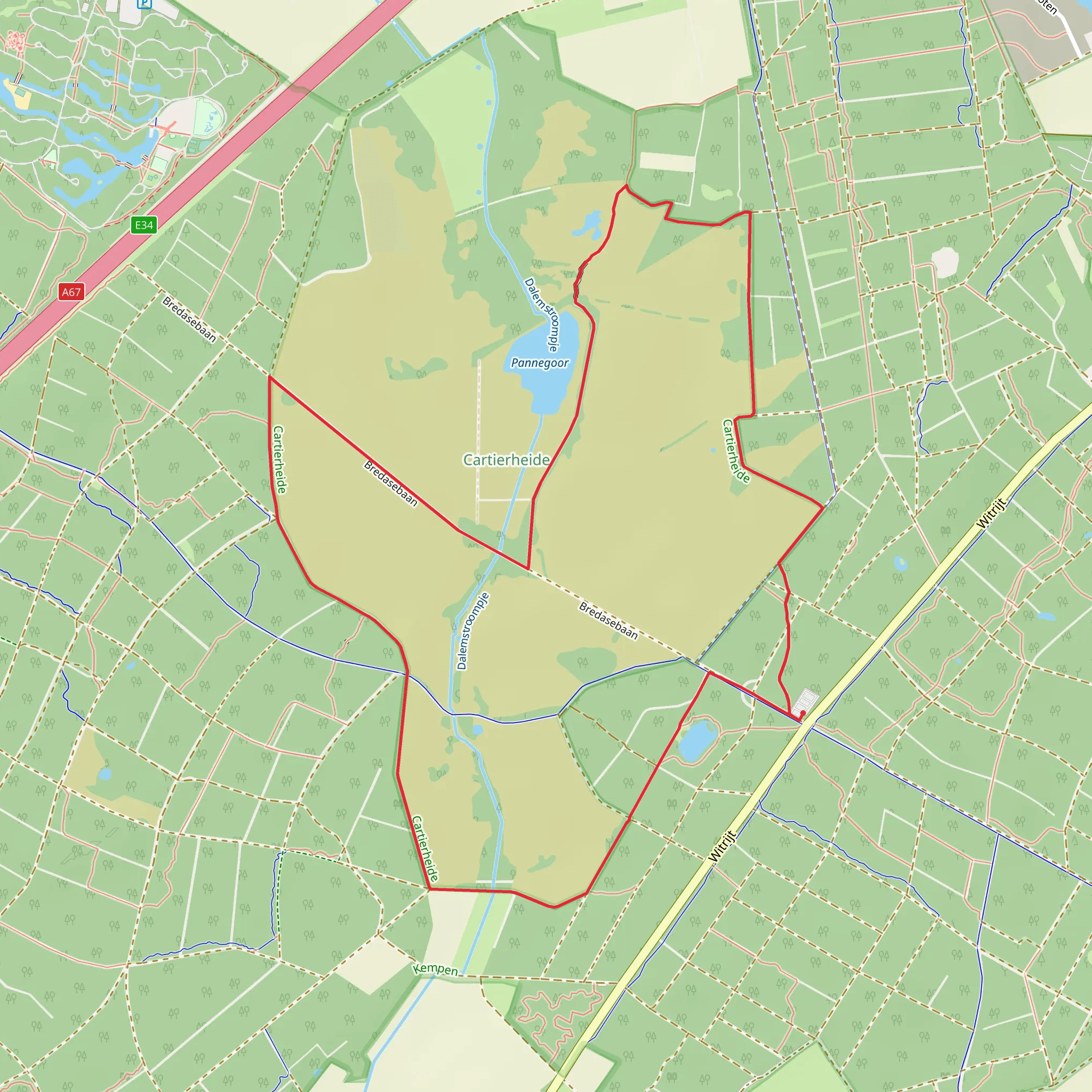 Pannegoor and Kempen Loop mobile static map