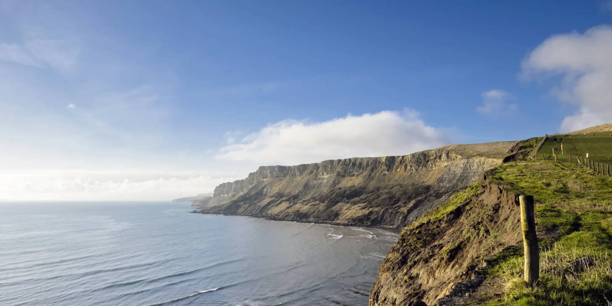 An image depicting the trail Gad Cliff and Povington Hill from Tyneham and its surrounding area.