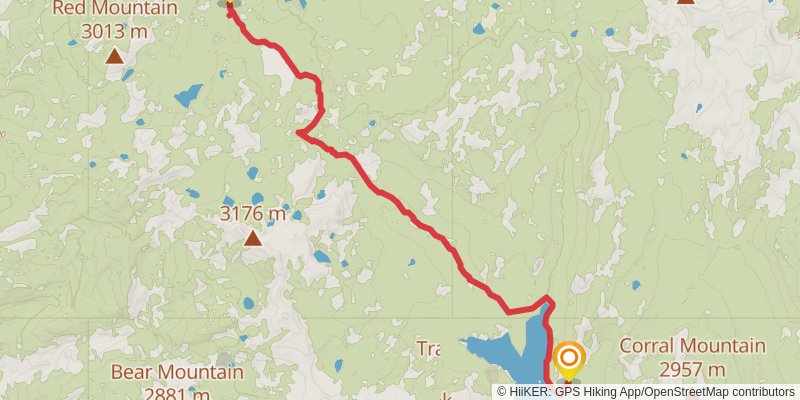 Theodore Solomons Trail stage 8 Map